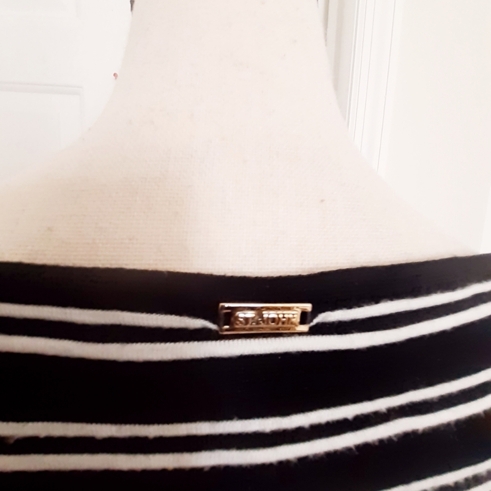 St John Square Neck Striped Top - Picture 8 of 11